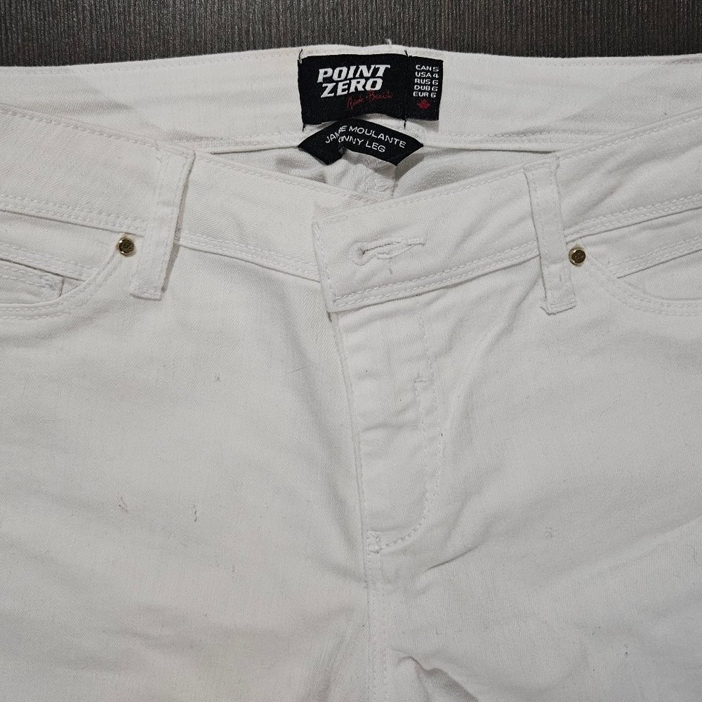 POINT ZERO White Skinny Jean